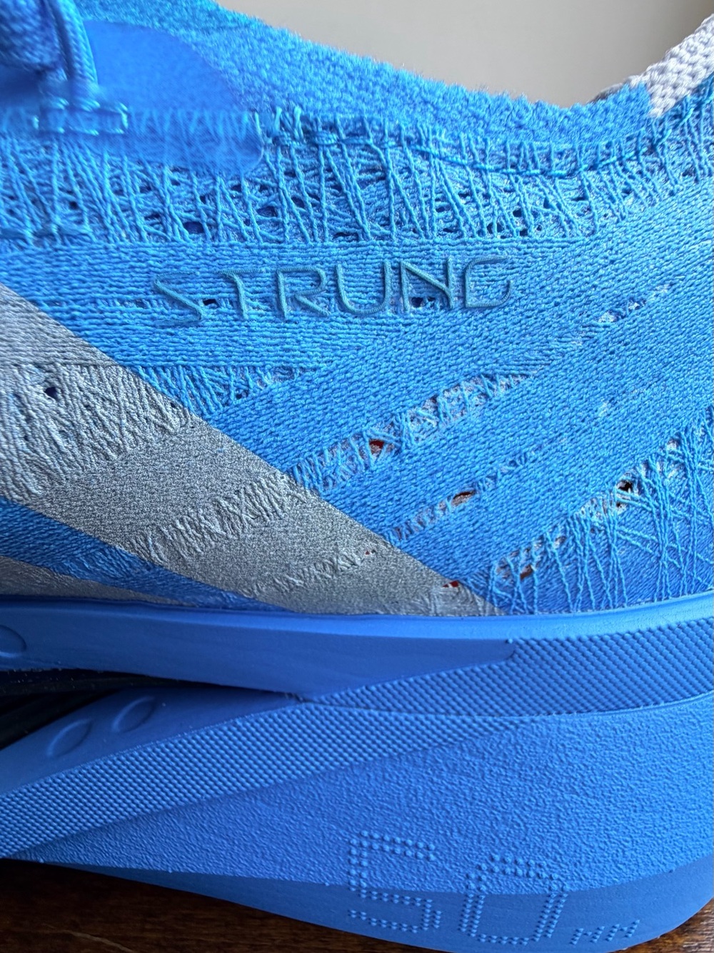 Adidas Adizero Prime X3 Strung Blue Running Shoes Men Size 9 Women 10 JQ0615 - Picture 10 of 16